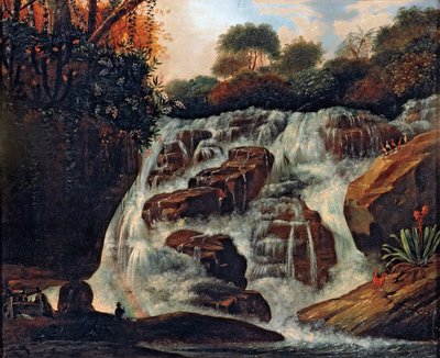 Großer Tijuca-Wasserfall von Manuel de Araújo Porto Alegre