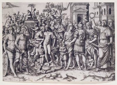 Ein Triumph von Marcantonio Raimondi