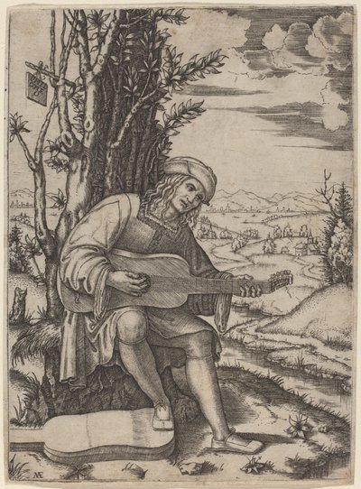 Giovanni Filoteo Achillini von Marcantonio Raimondi