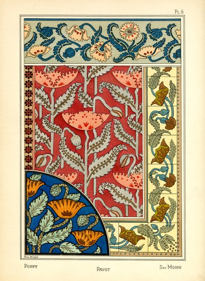 Die Mohnblume von Marcel Mangin