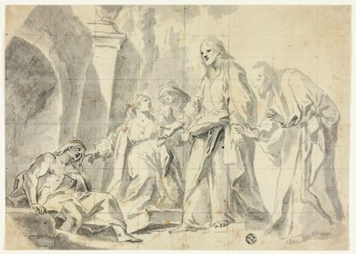 Auferweckung des Lazarus von Marco Benefial