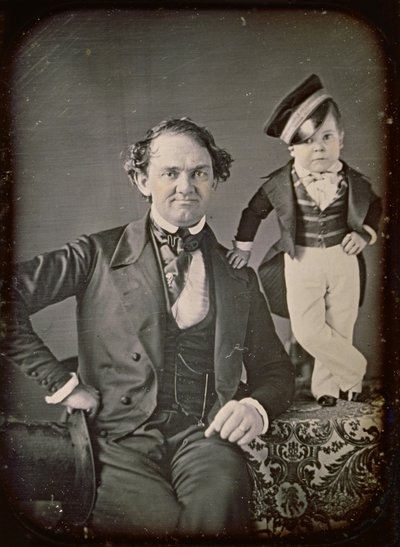 P.T. Barnum und General Tom Thumb von Marcus Aurelius Root