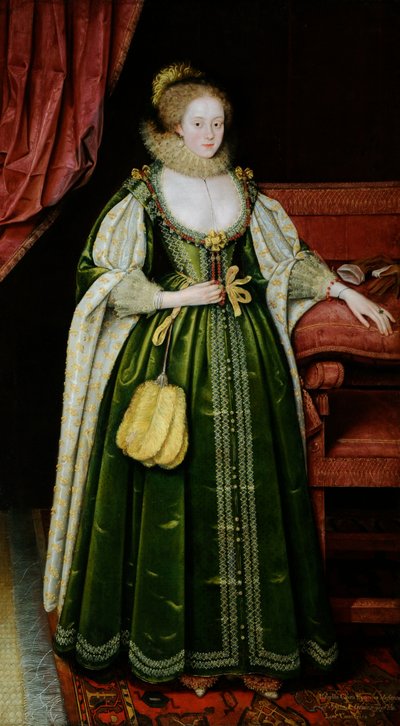 Porträt einer Dame von Marcus Gheeraerts