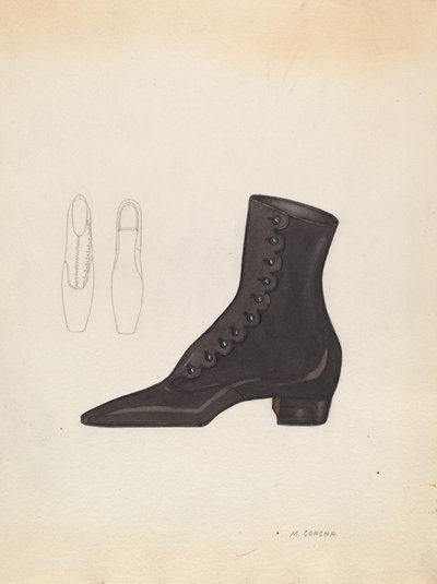 Damenschuh, ca. 1937 von Margaret Concha