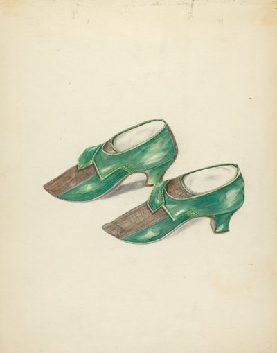 Damenschuhe, ca. 1940 von Margaret Concha