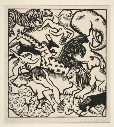 Tiere und Menschen von Maria Uhden