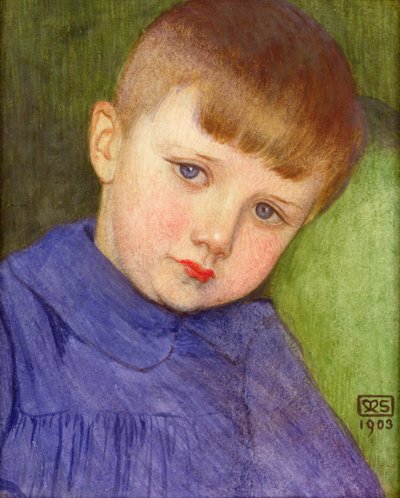 Porträt von Anthony Stokes von Marianne Stokes