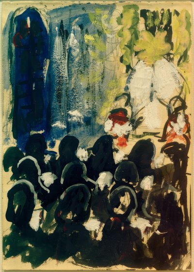 In der Oper von Marianne von Werefkin