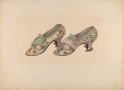 Damenschuhe, ca. 1939 von Marie Alain