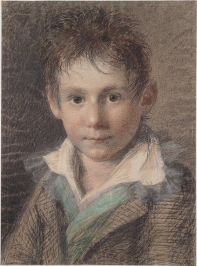Halbporträt eines Jungen von Marie Ellenrieder