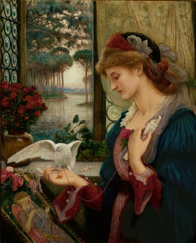 Liebesbote von Marie Spartali Stillman