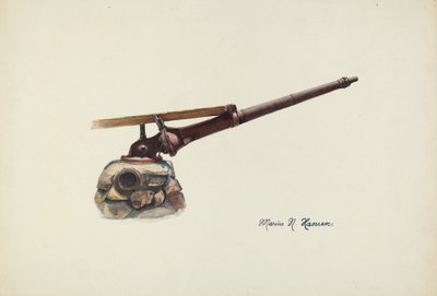 Wasserdüse, 1935-1942 von Marius Hansen
