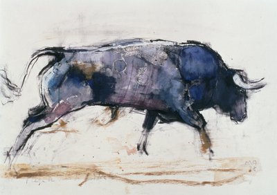 Stierangriff, 1998 von Mark Adlington