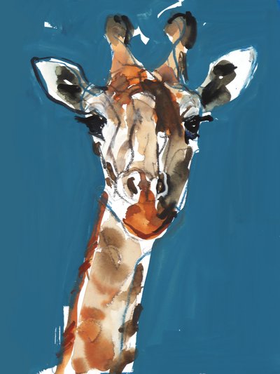Masai-Giraffe von Mark Adlington