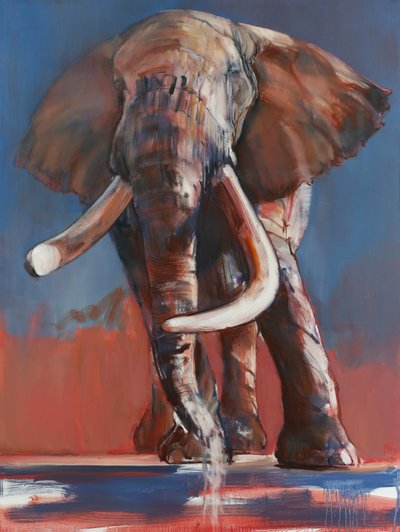Eine Tonne trinkt, 2018 von Mark Adlington