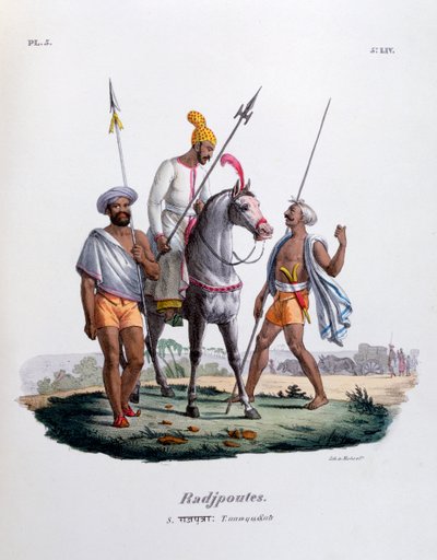 Rajputs, 1828 von Marlet et Cie