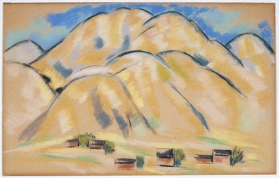 Hügel von New Mexico von Marsden Hartley