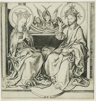 Christus segnet die Jungfrau von Martin Schongauer