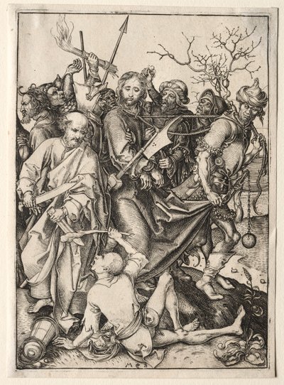 Christus gefangen genommen von Martin Schongauer