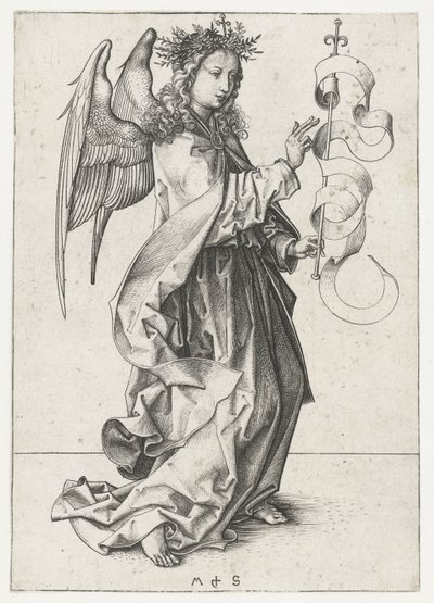 Der Engel Gabriel von Martin Schongauer