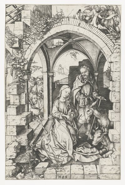 Die Geburt Christi von Martin Schongauer