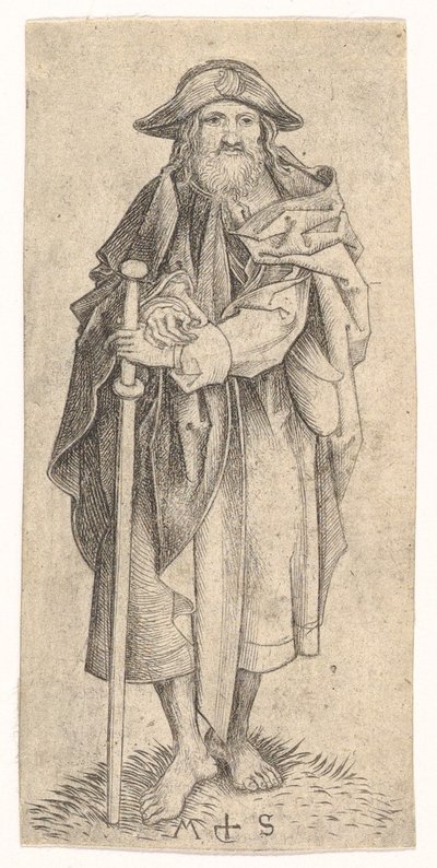 Heiliger Jakobus der Ältere, ca. 1435-1491 von Martin Schongauer