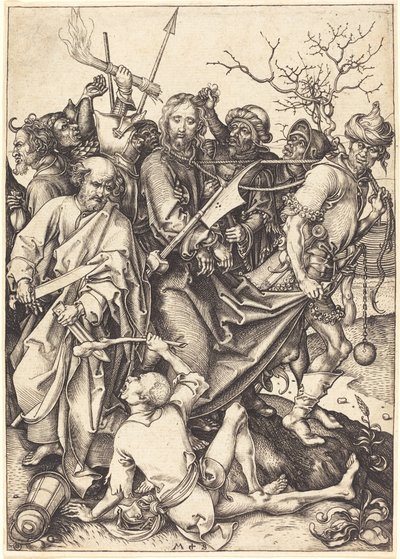 Der Verrat und die Gefangennahme Christi von Martin Schongauer