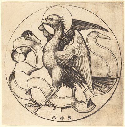 Der Adler des heiligen Johannes von Martin Schongauer
