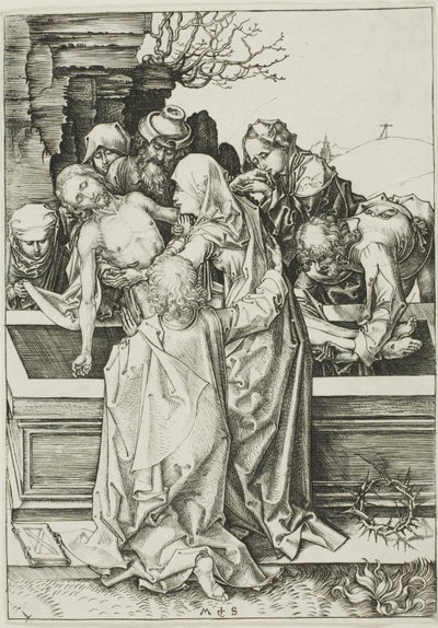Die Grablegung von Martin Schongauer