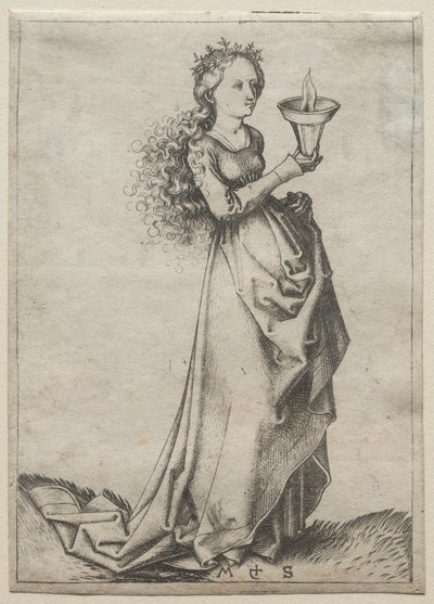 Die erste weise Jungfrau von Martin Schongauer