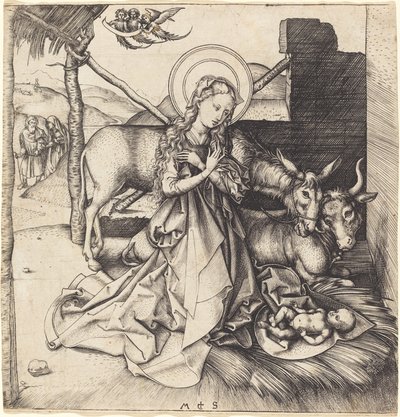 Die Geburt Christi von Martin Schongauer