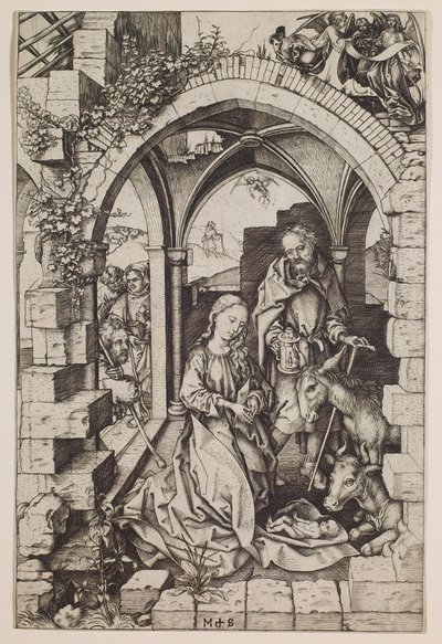 Die Geburt Christi von Martin Schongauer