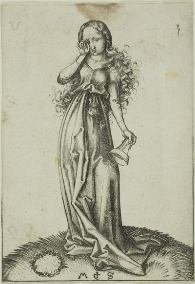 Die dritte törichte Jungfrau von Martin Schongauer