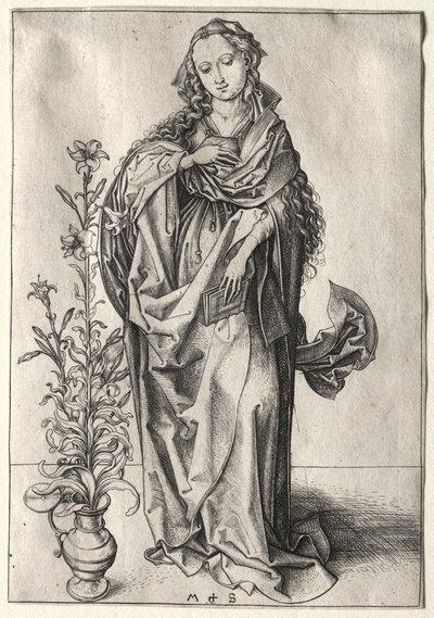 Die Jungfrau der Verkündigung von Martin Schongauer