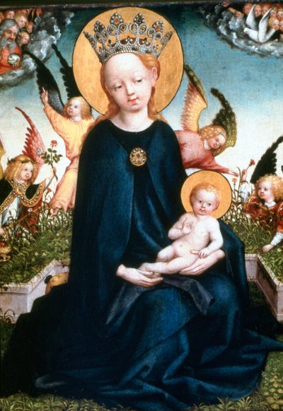 Maria mit Kind, 15. Jahrhundert von Martin Schongauer