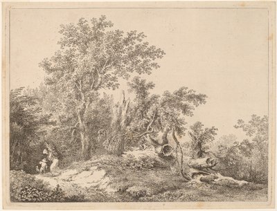 Landschaft mit gebrochenem Baum von Martin von Molitor