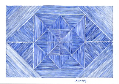 Blaue Tinte von Martina Konitzky