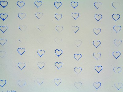 Herzen Stempel von Martina Konitzky