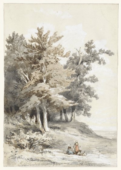 Waldrand mit Figuren von Martinus Antonius Kuytenbrouwer jr.