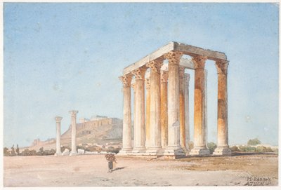 Der Tempel des Zeus von Martinus Rørbye