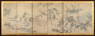 Literarisches Treffen im Orchideenpavillon von Maruyama Okyo