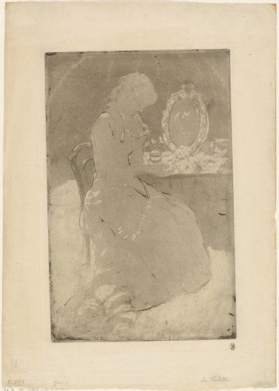 Am Frisiertisch von Mary Cassatt
