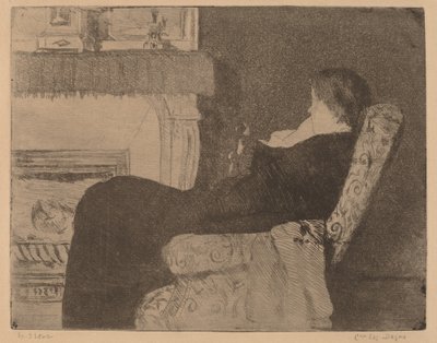 Vor dem Kamin (Nr. 1) von Mary Cassatt