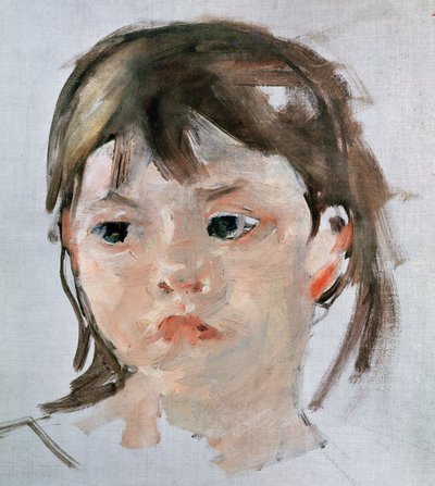 Kopf eines jungen Mädchens von Mary Cassatt