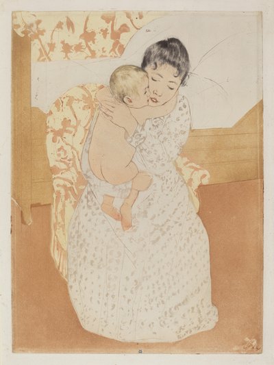 Mütterliche Zärtlichkeit von Mary Cassatt