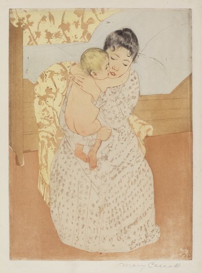 Mütterliche Liebkosung von Mary Cassatt