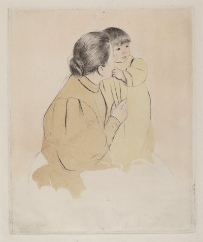 Bäuerin mit Kind von Mary Cassatt