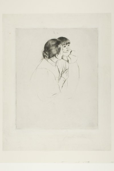 Bäuerin mit Kind von Mary Cassatt