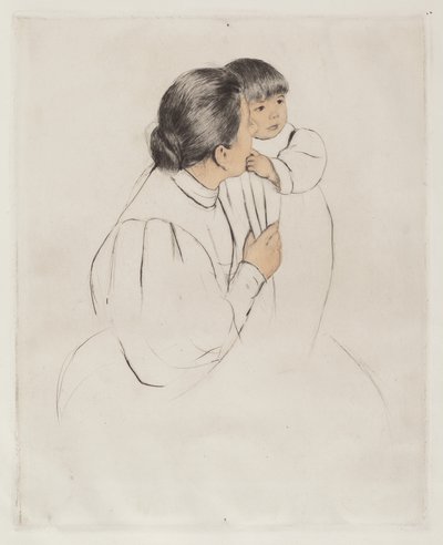 Bäuerin mit Kind von Mary Cassatt