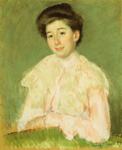 Porträt einer Dame, ca. 1890 von Mary Cassatt